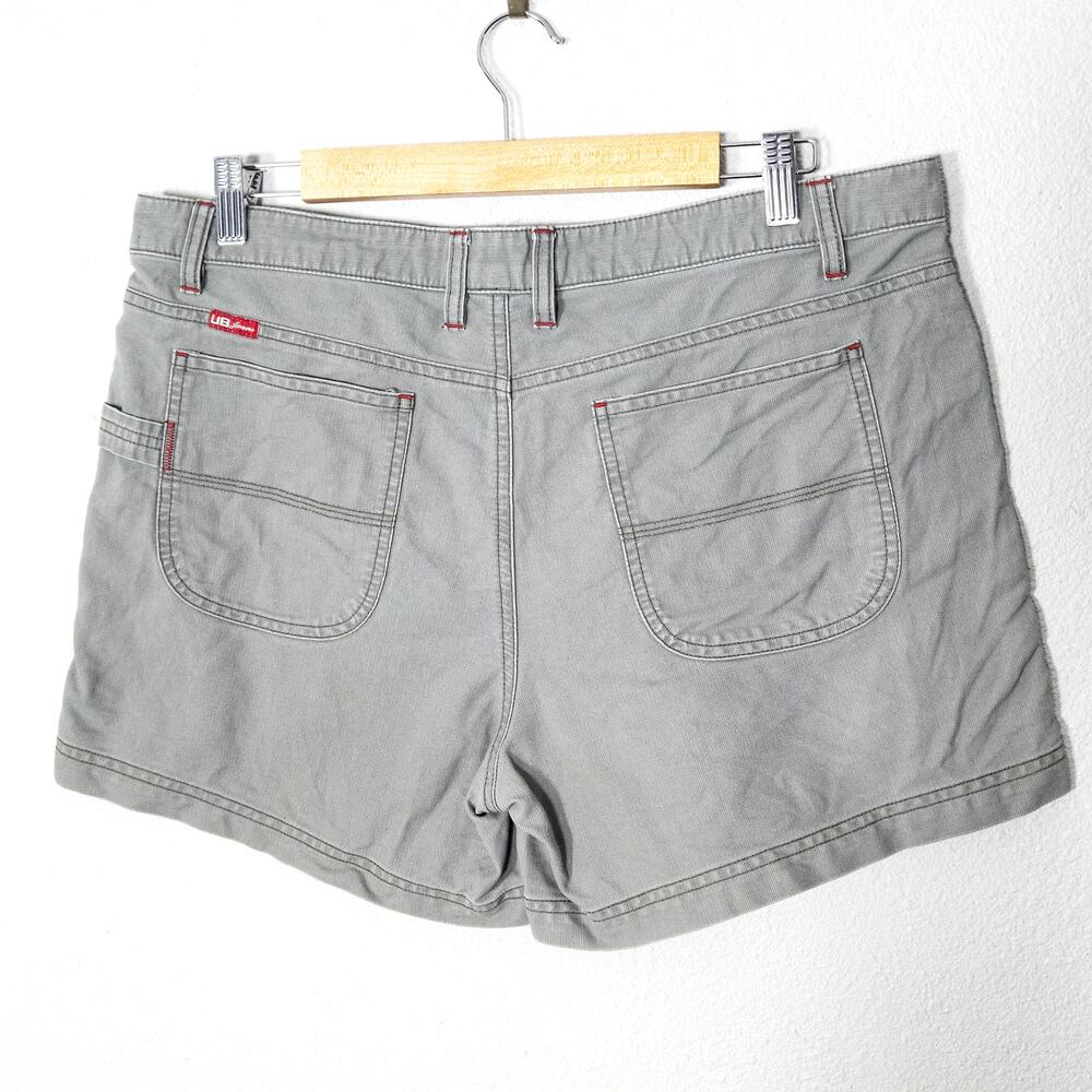 Unionbay Utility Shorts Gray Size 5 Low Rise Y2K Skater Streetwear Fit - Picture 2 of 4
